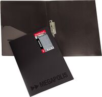 Папка пластиковая зажим + карман А4 EK Megapolis черный