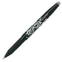 Ручка гел Pilot, 0.7мм, исчезающие термочернила, корпус черный, резин/наклад, колп/клип, ЧЕРНЫЙ